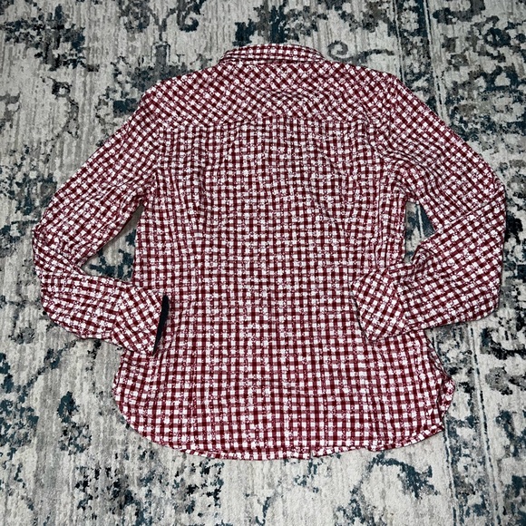 Floral Gingham Button Up - Picture 6 of 8